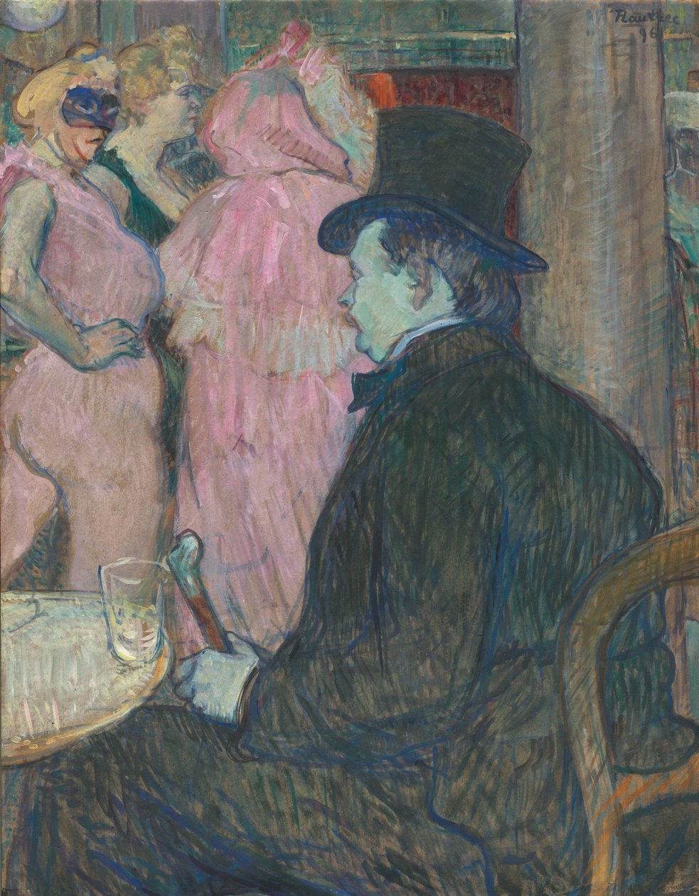 Maxime Dethomas, 1896. autorstwa Henri de Toulouse Lautrec