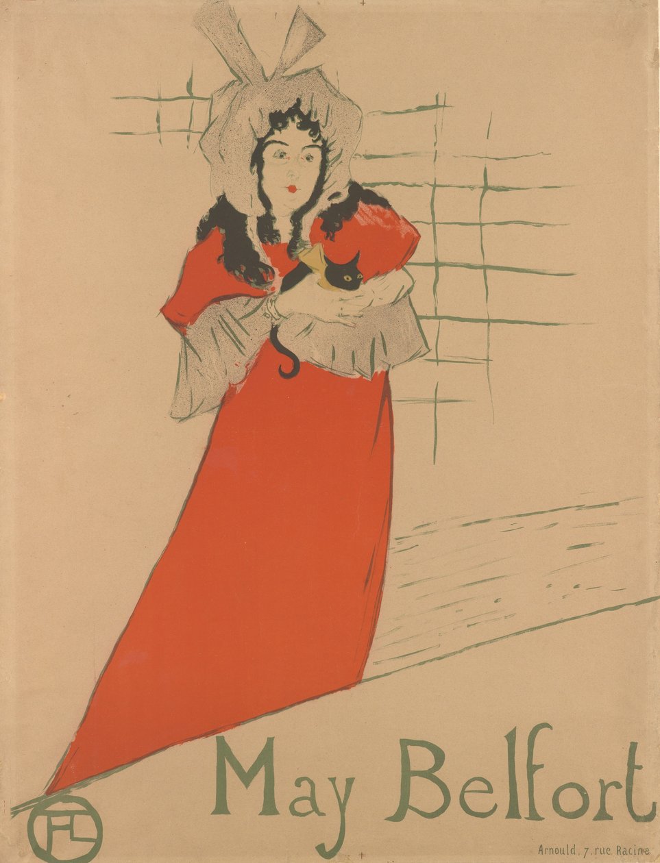 Maj Belfort, 1895., 1895. autorstwa Henri de Toulouse Lautrec