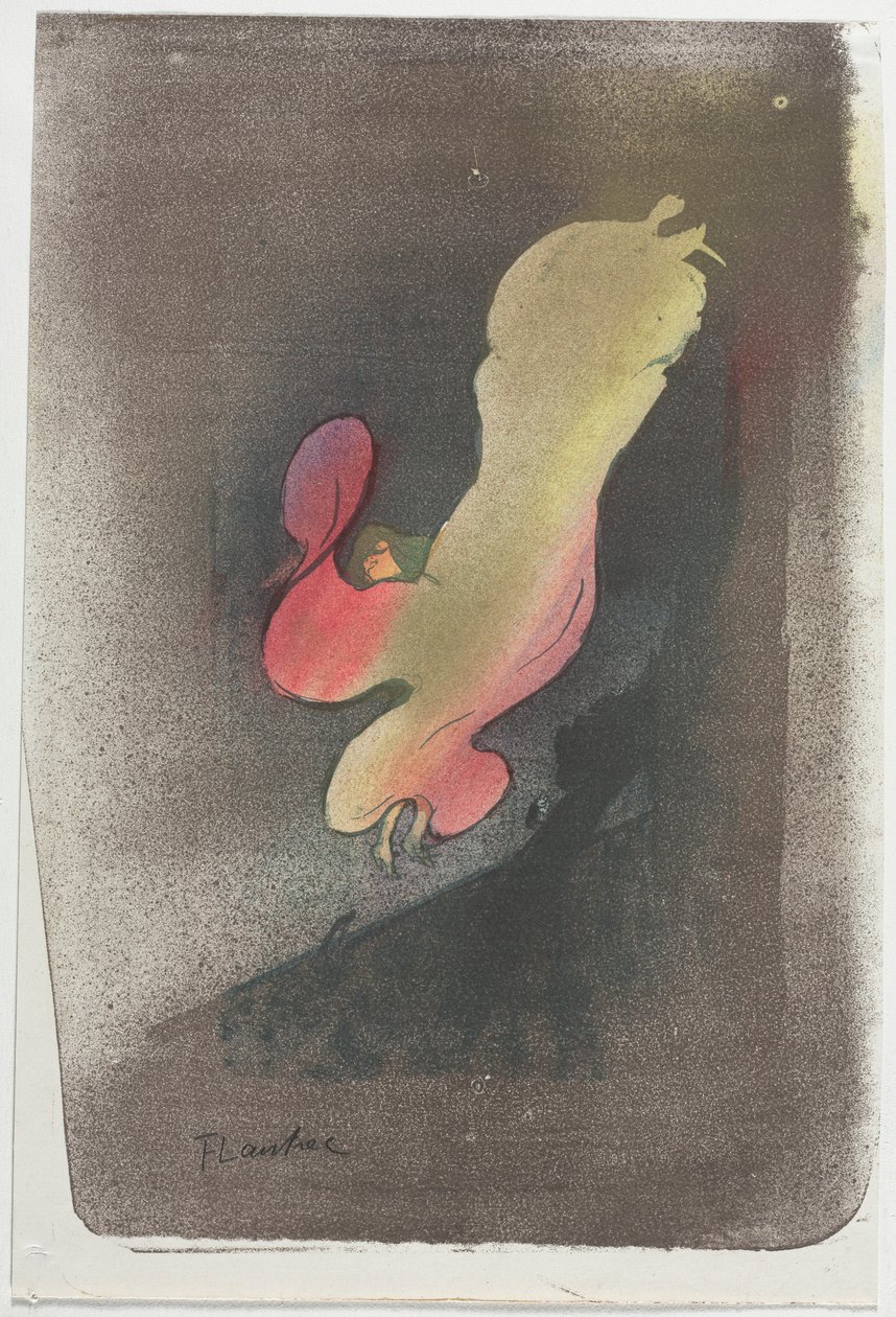 Panna Loïe Fuller, 1893. autorstwa Henri de Toulouse Lautrec