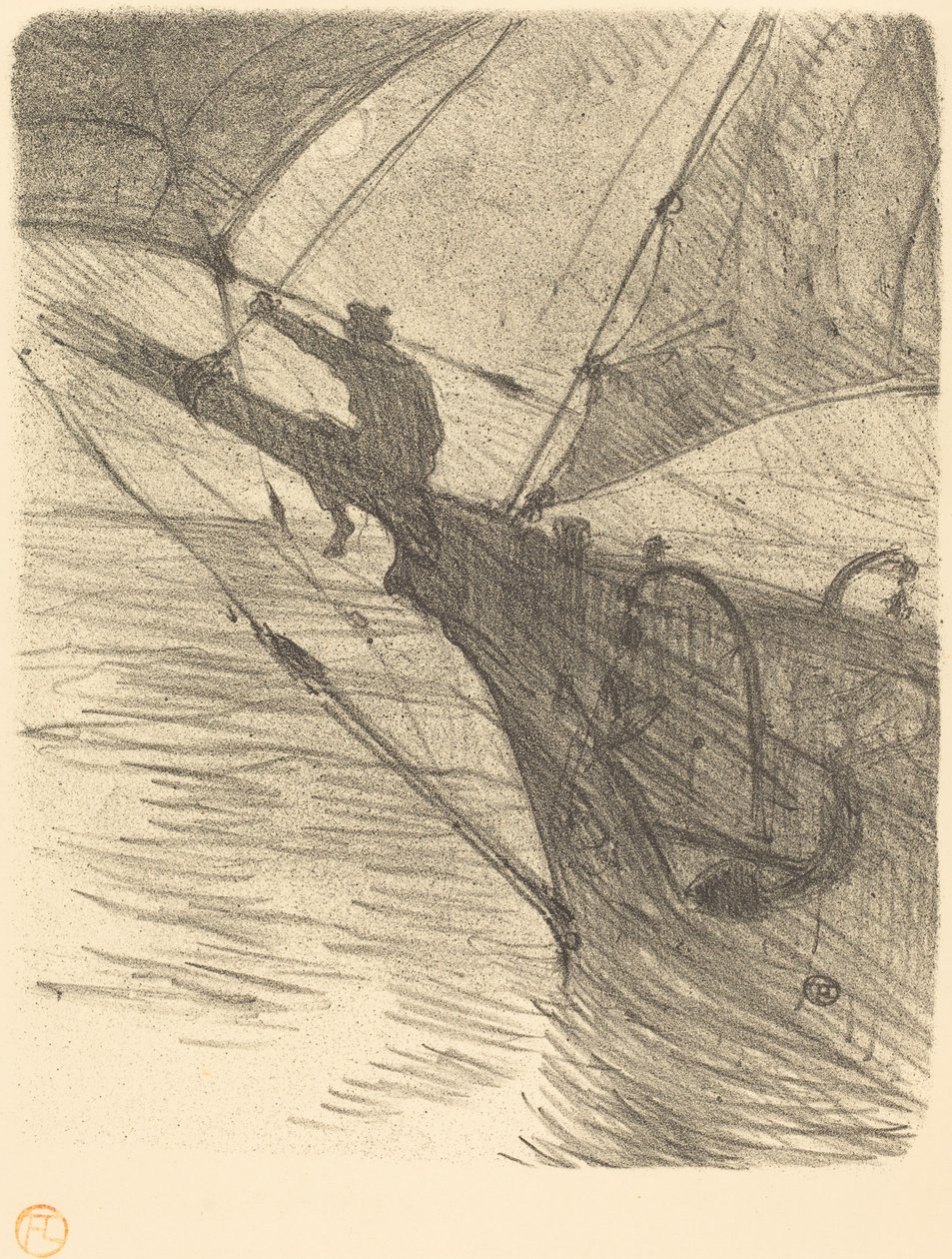 Oceano Nox, 1895. autorstwa Henri de Toulouse Lautrec