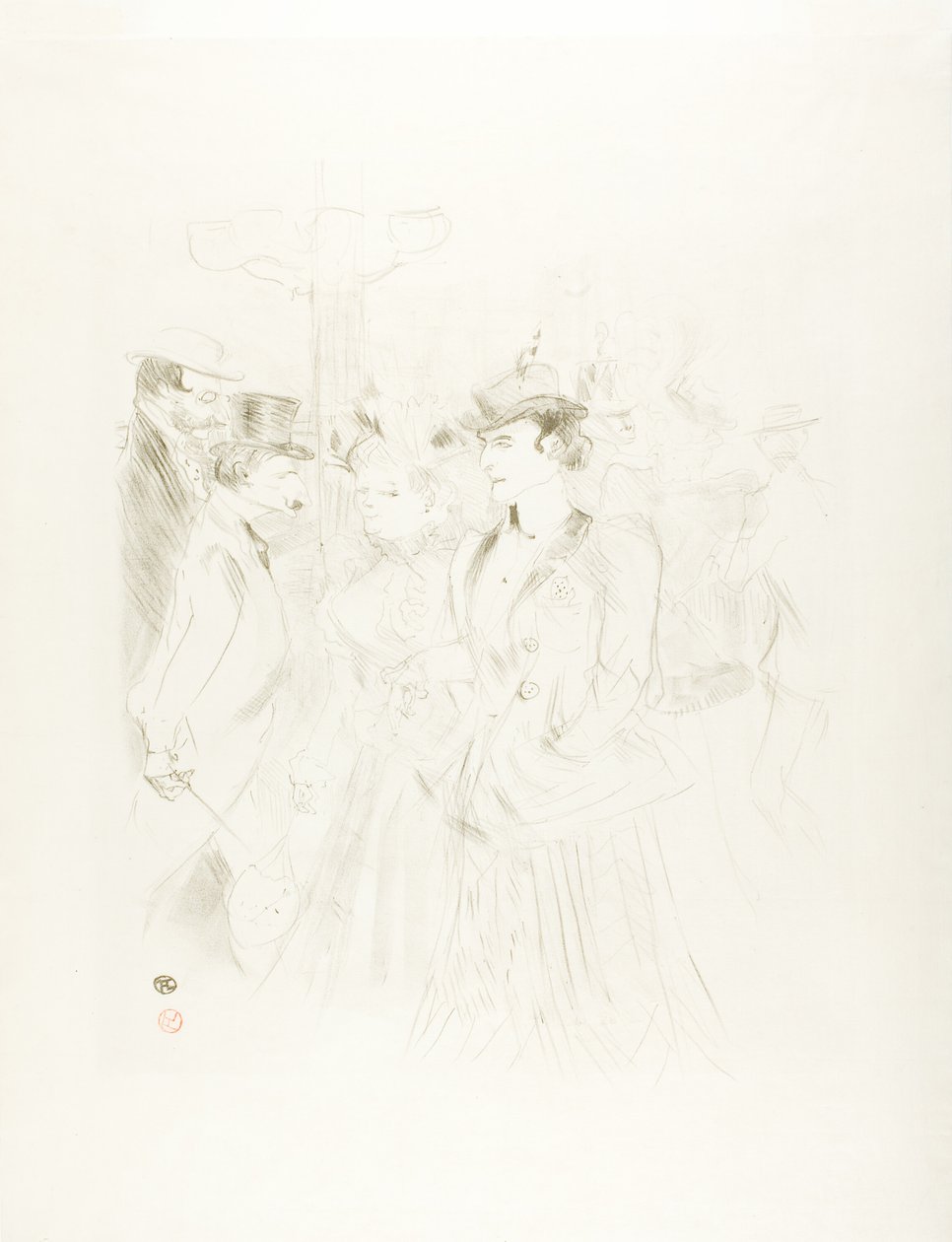 Promenada autorstwa Henri de Toulouse Lautrec