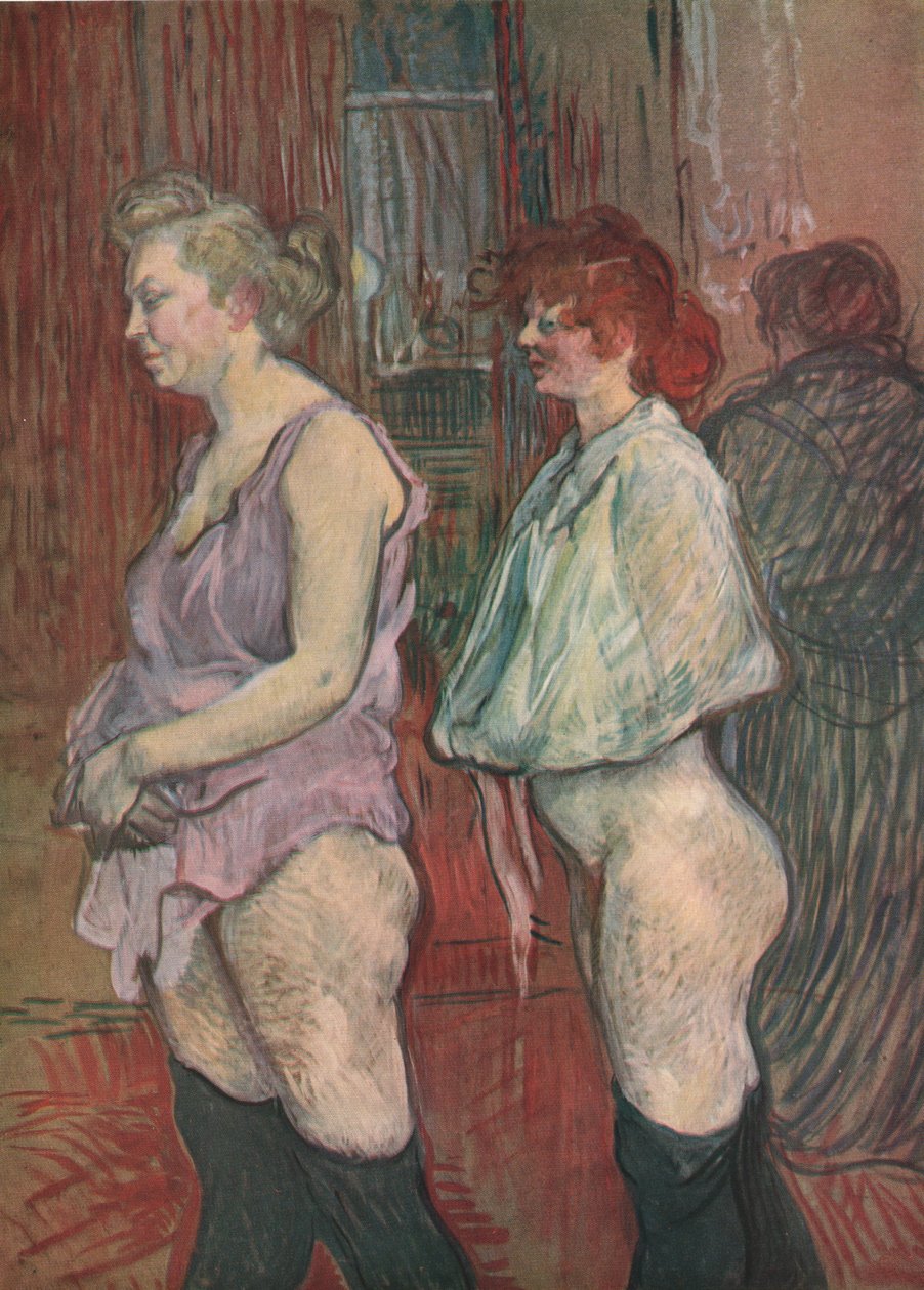 „Rue des Moulins”, 1894, 1952. autorstwa Henri de Toulouse Lautrec