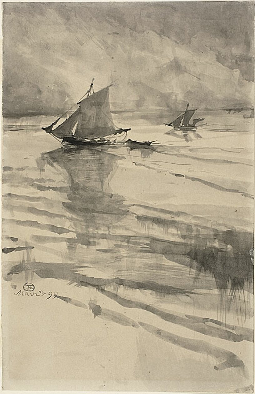 Żaglówki autorstwa Henri de Toulouse Lautrec