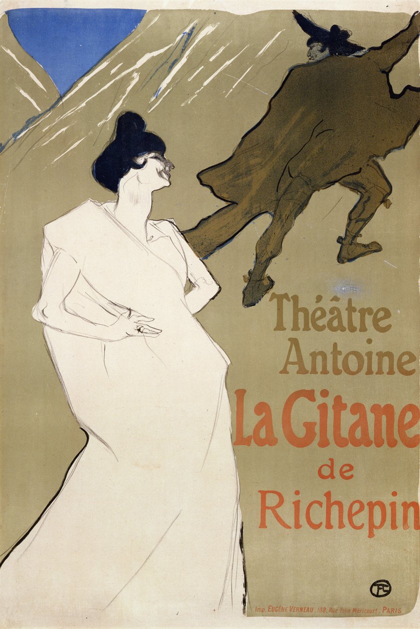 Cygan, 1899 autorstwa Henri de Toulouse Lautrec