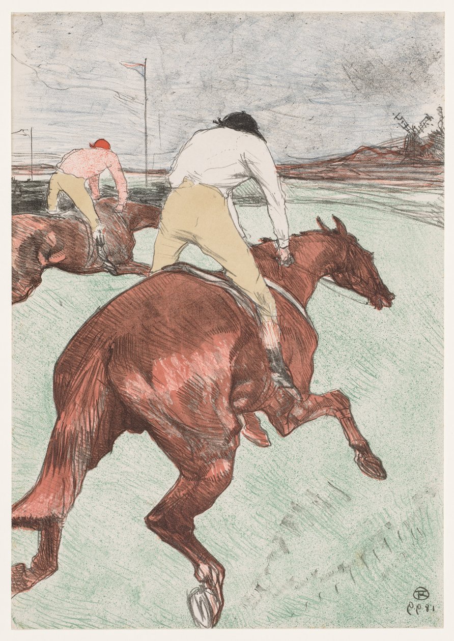 Dżokej, 1899. autorstwa Henri de Toulouse Lautrec