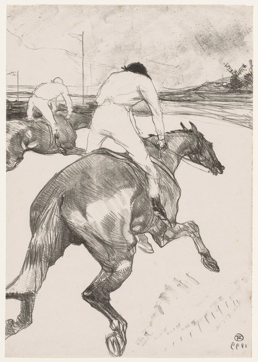 Dżokej, 1899. autorstwa Henri de Toulouse Lautrec