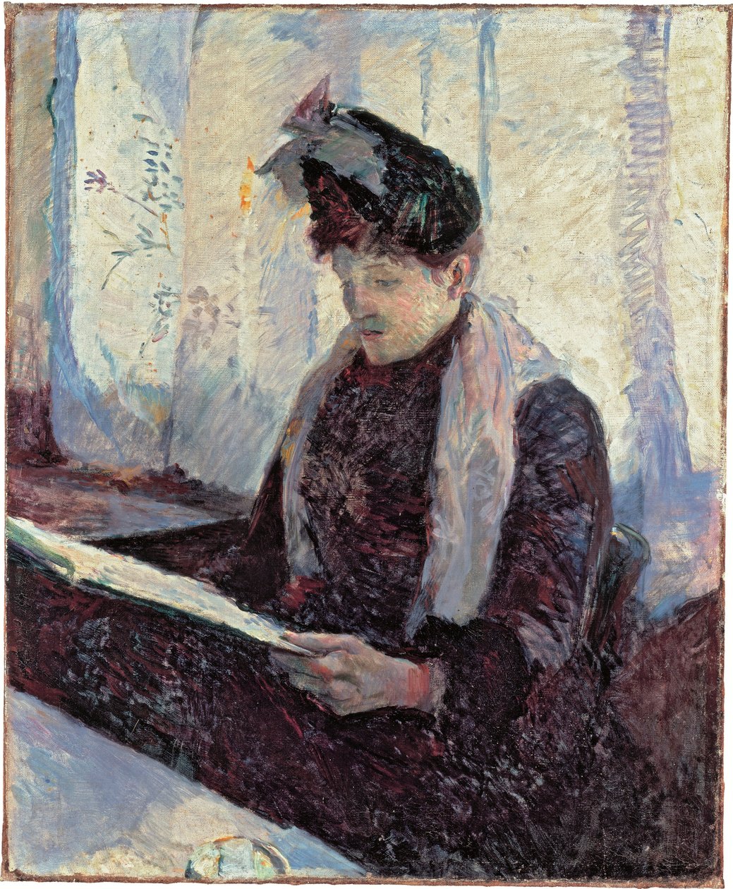 Kobieta w kawiarni autorstwa Henri de Toulouse Lautrec