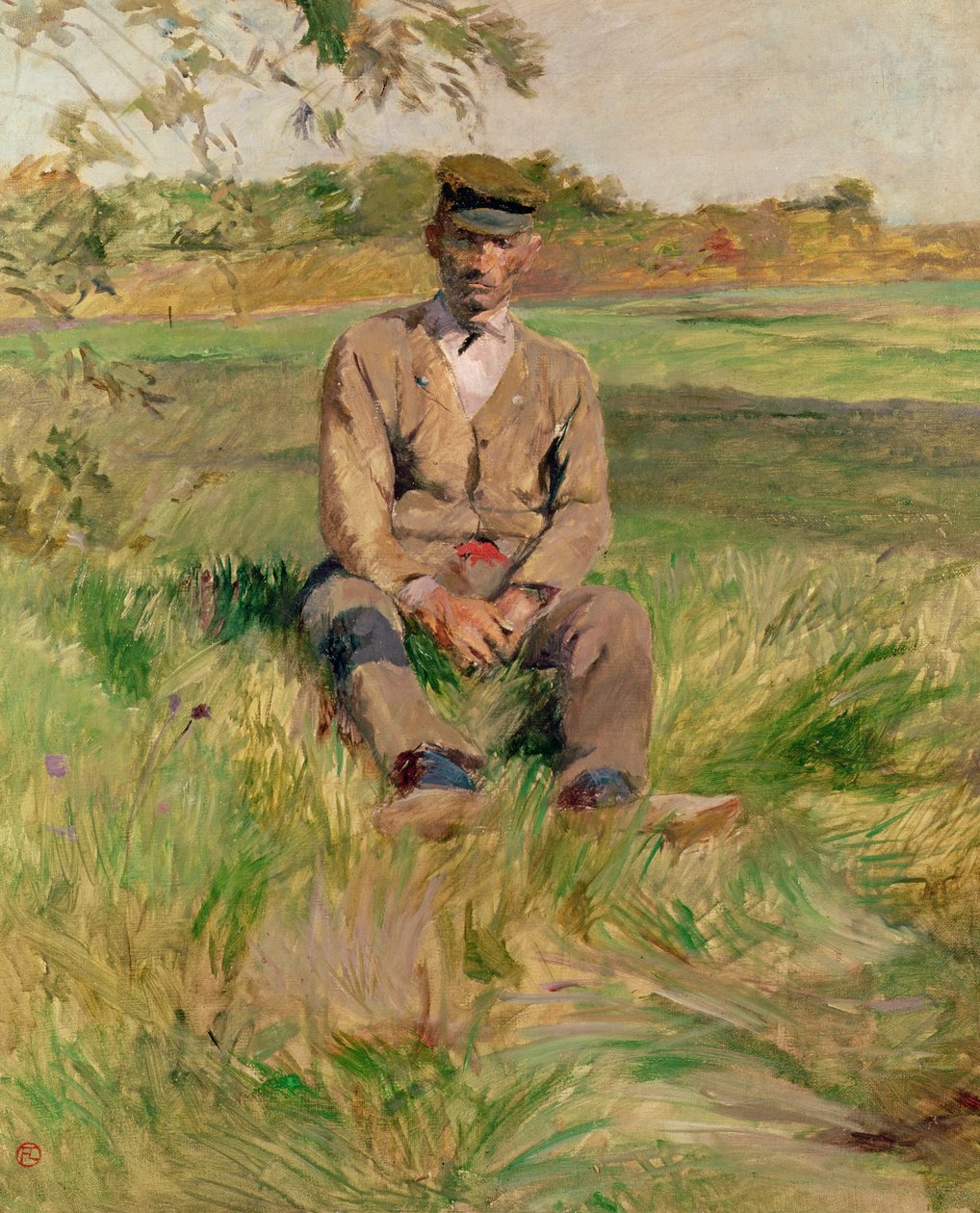 Robotnik w Celeyran autorstwa Henri de Toulouse Lautrec
