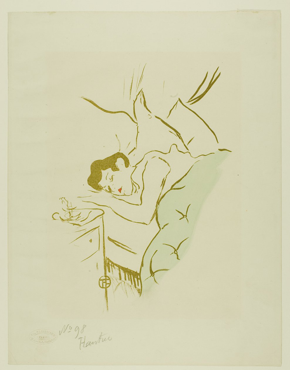 Twoje usta autorstwa Henri de Toulouse Lautrec