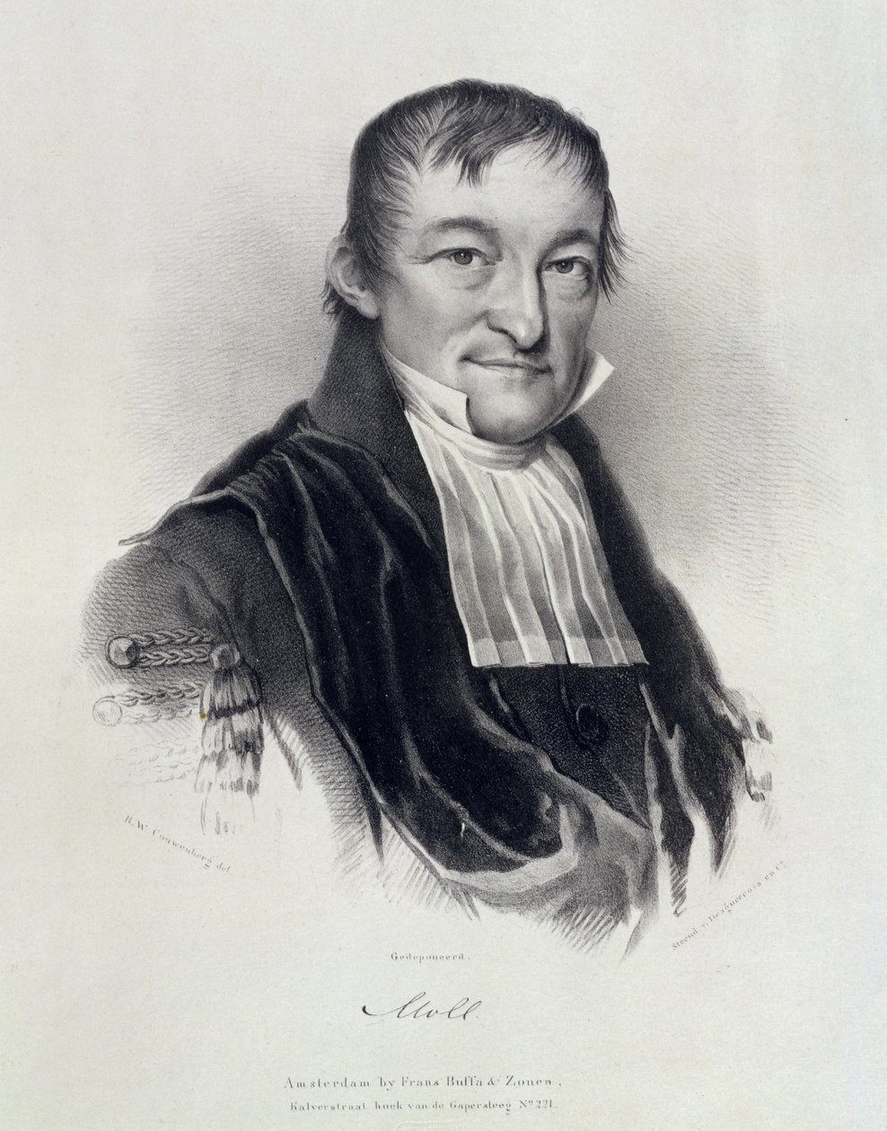 Gerard Moll (1785-1838) autorstwa Henricus Johannes Couwenberg