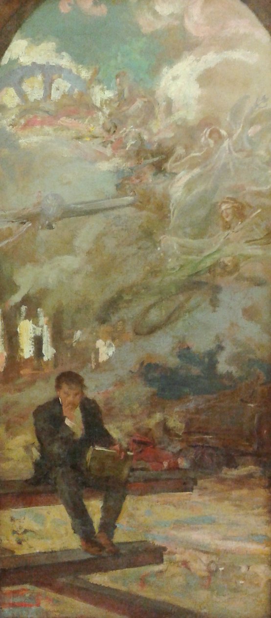 Alegoria [Studium do dekoracji Club de Engenharia] autorstwa Henrique Bernardelli