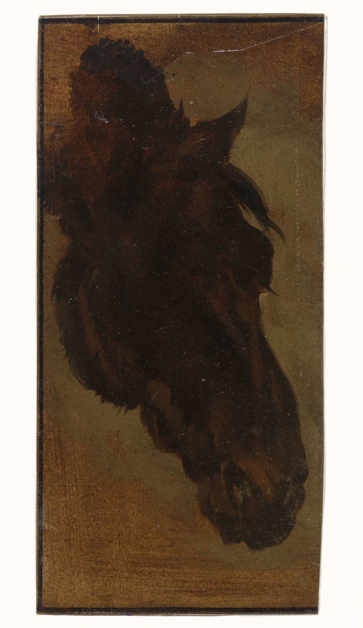 głowa konia autorstwa Henriëtte Ronner