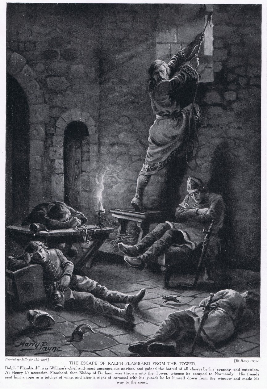 Ucieczka Ralpha Flambarda z Wieży, lata 20. autorstwa Henry A. Payne