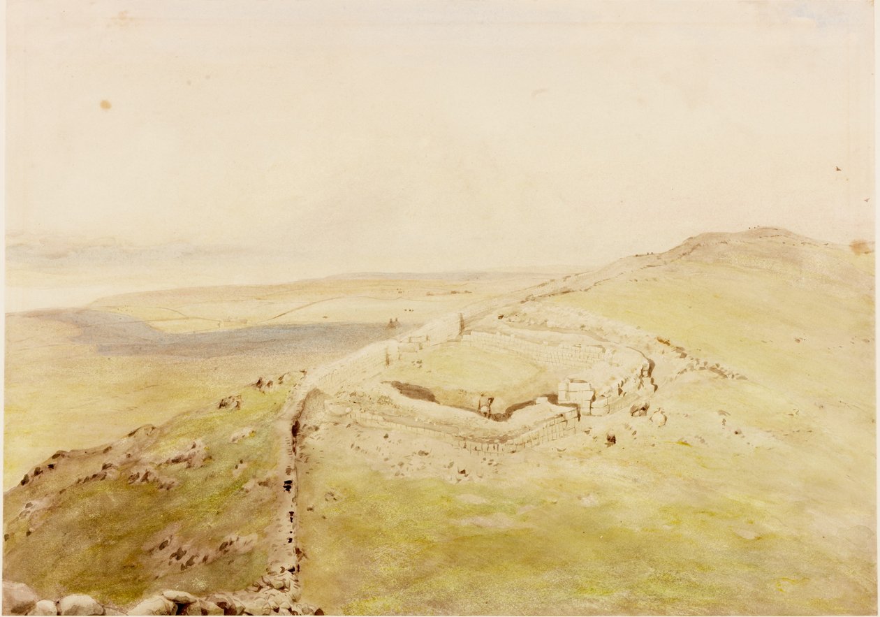 Cawfields Milecastle (kolor nadwozia) autorstwa Henry Burdon Richardson