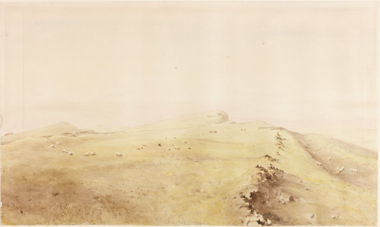 Szycie tarcz (ołówek i akwarela na papierze (naklejone na karton)) autorstwa Henry Burdon Richardson