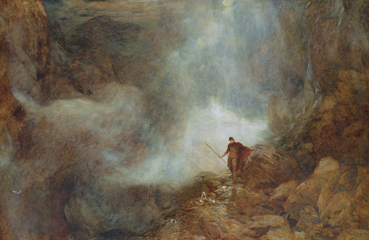 Artur w makabrycznym Glen autorstwa Henry Clarence Whaite