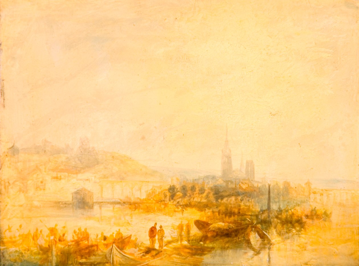 Studium Rouen (panel) autorstwa Henry Dawson