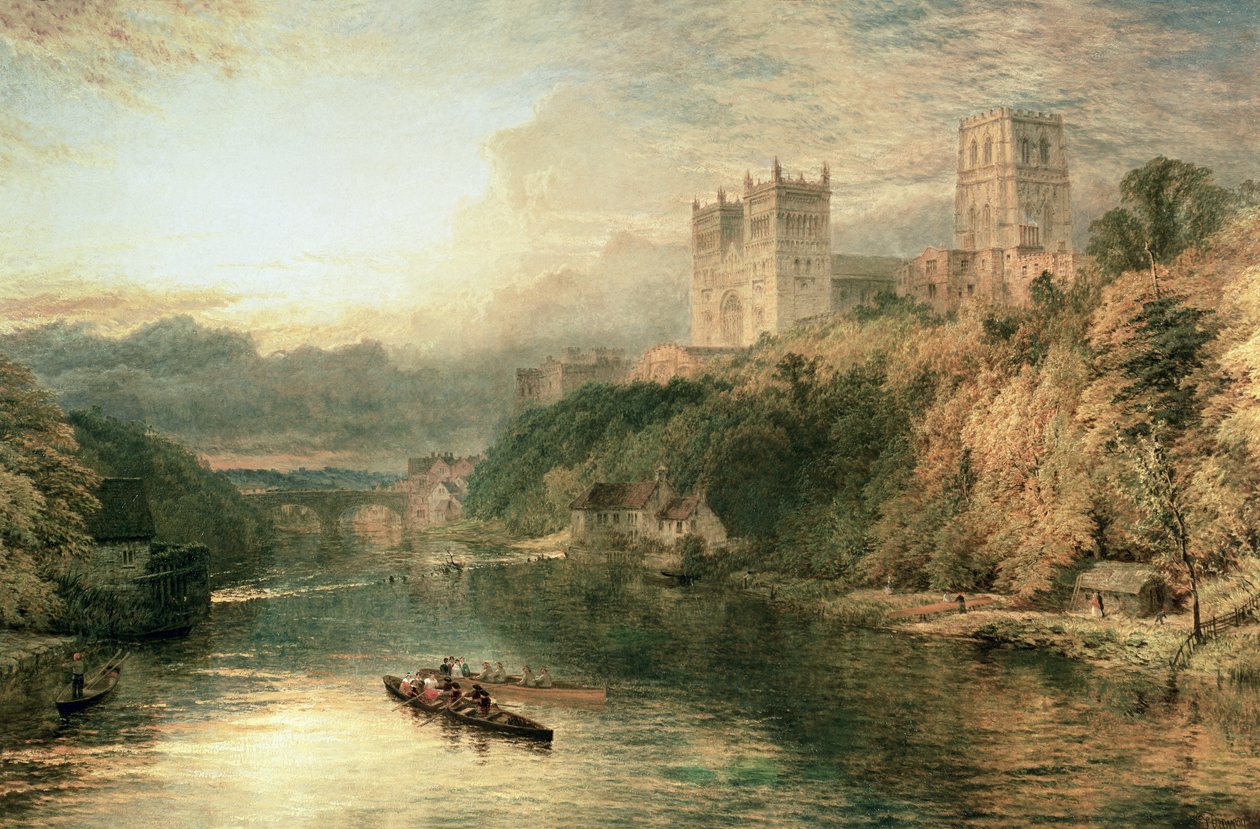 Katedra w Durham autorstwa Henry Dawson