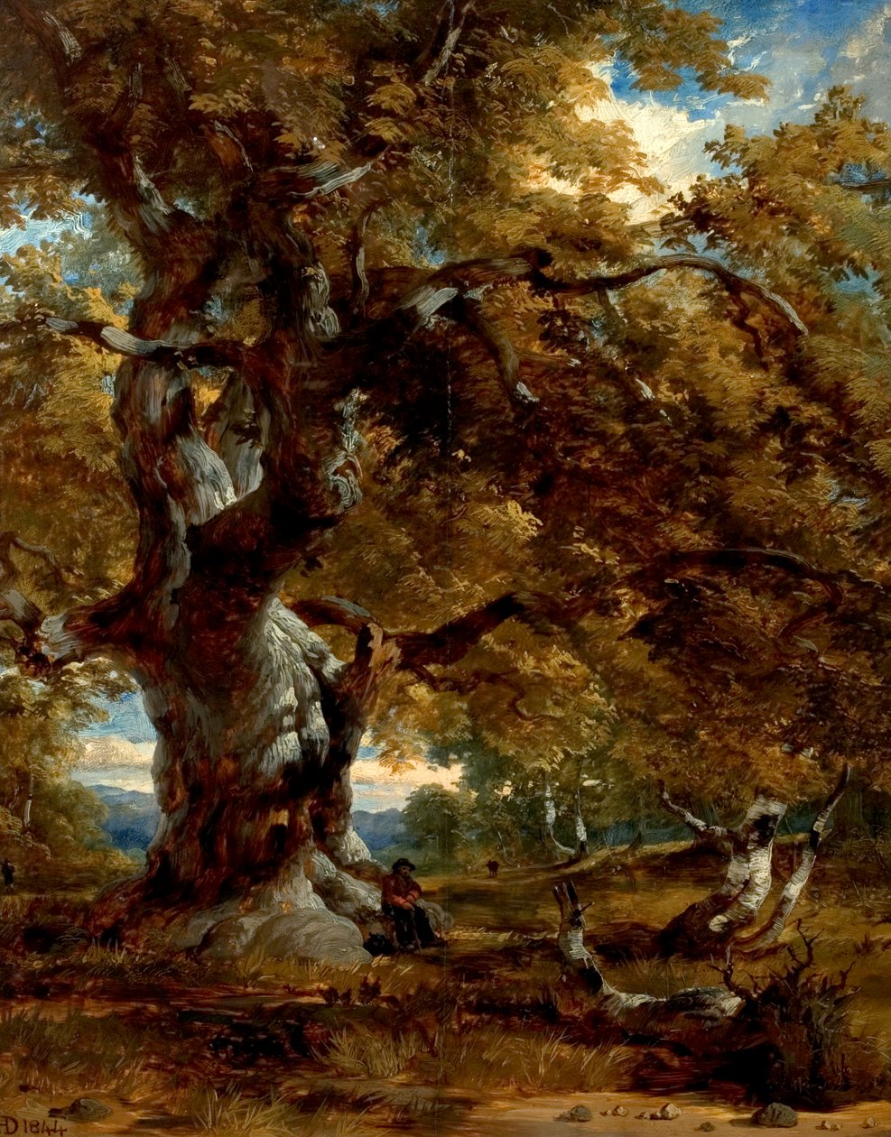 Wielki Dąb, 1844 autorstwa Henry Dawson