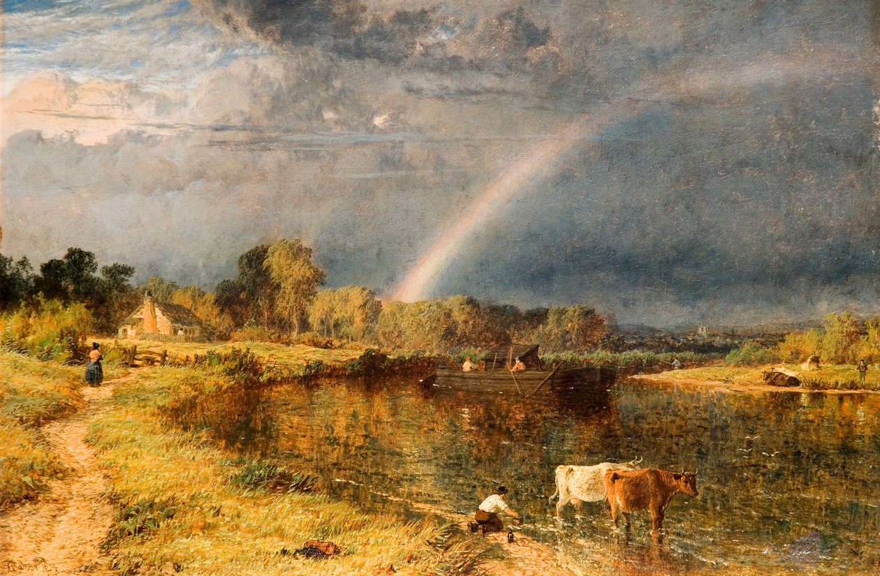 Tęcza. 1854 autorstwa Henry Dawson