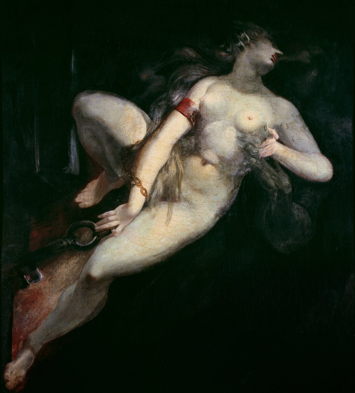 Grzech ścigany przez śmierć autorstwa Johann Heinrich Füssli