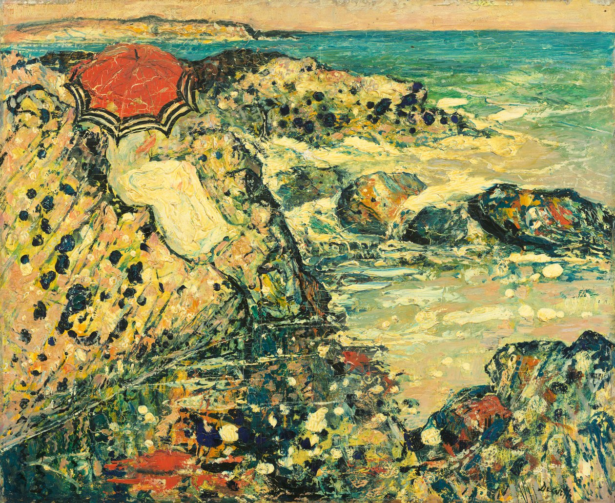 Flecks of Foam, ok. 1911-12 (olej na drewnie) autorstwa Henry Golden Dearth