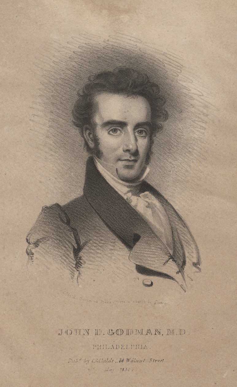 John D. Godman, MD, lito autorstwa C.G. Dzieci autorstwa Henry Inman