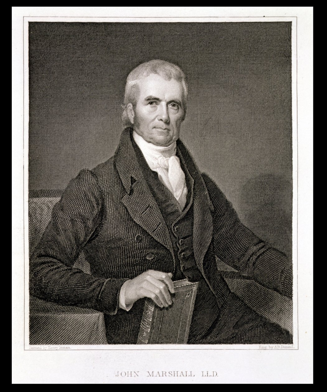 John Marshall (1755-1835), grawerowany przez Ashera Browna Duranda (1796-1886) autorstwa Henry Inman