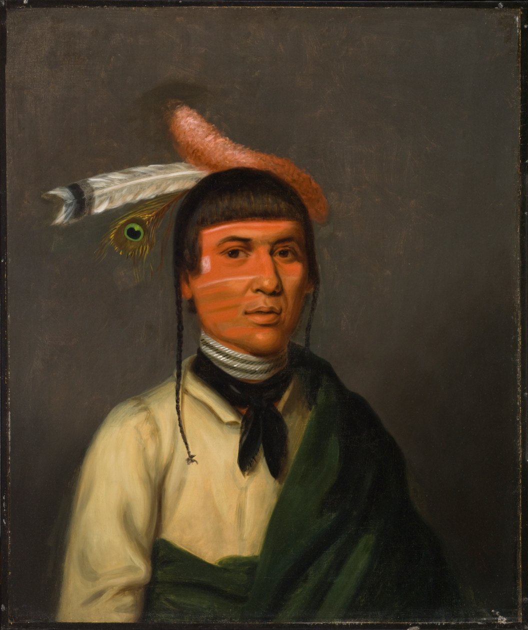 No-Tin (Wiatr), wódz Chippewa autorstwa Henry Inman