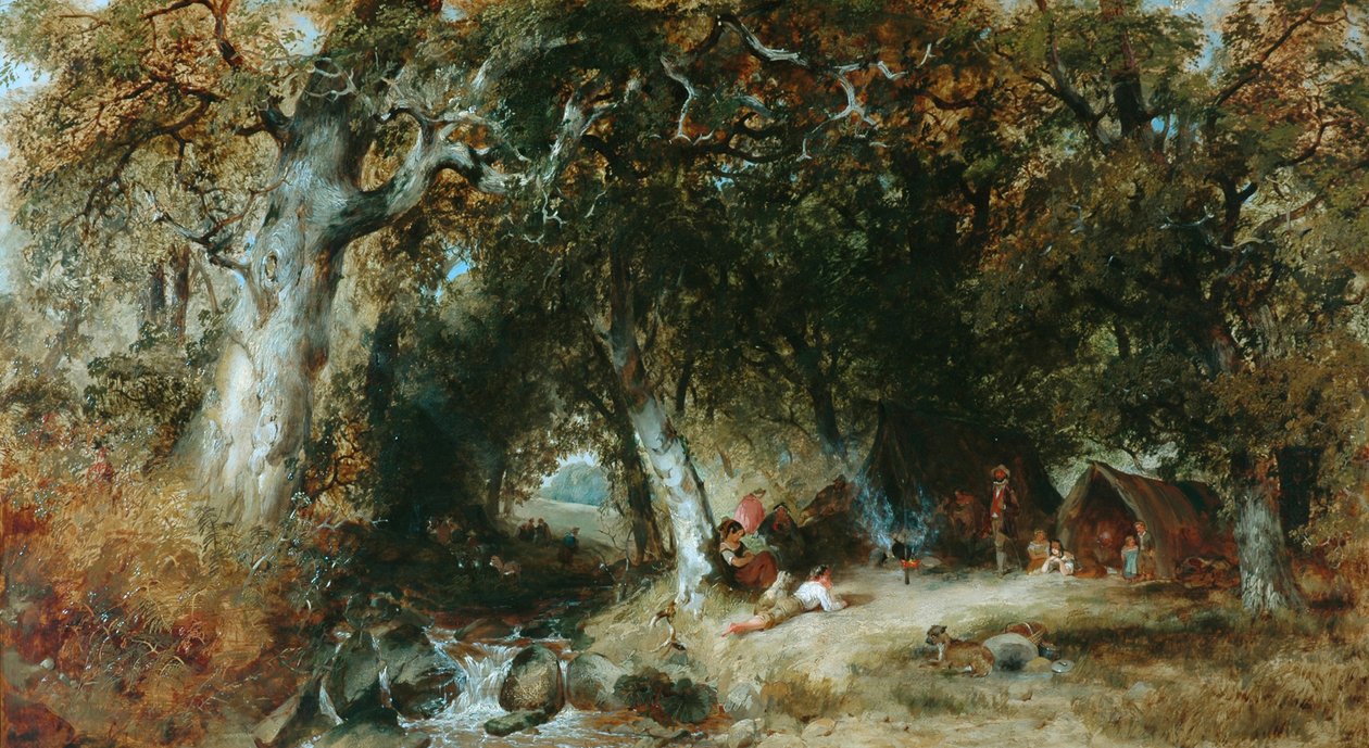 Obóz Cyganów autorstwa Henry Jutsum