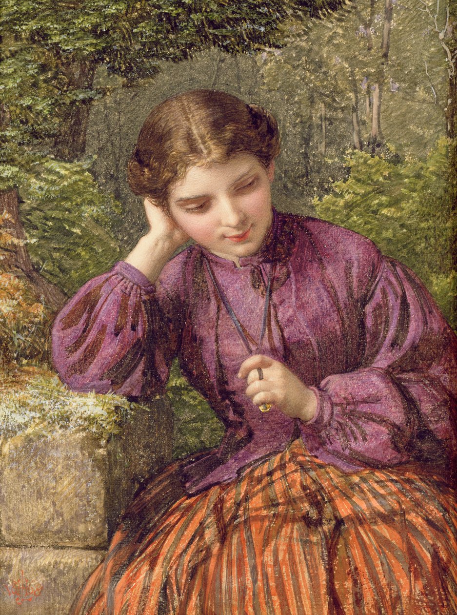 Tajemnica lasu, 1868 autorstwa Henry Le Jeune