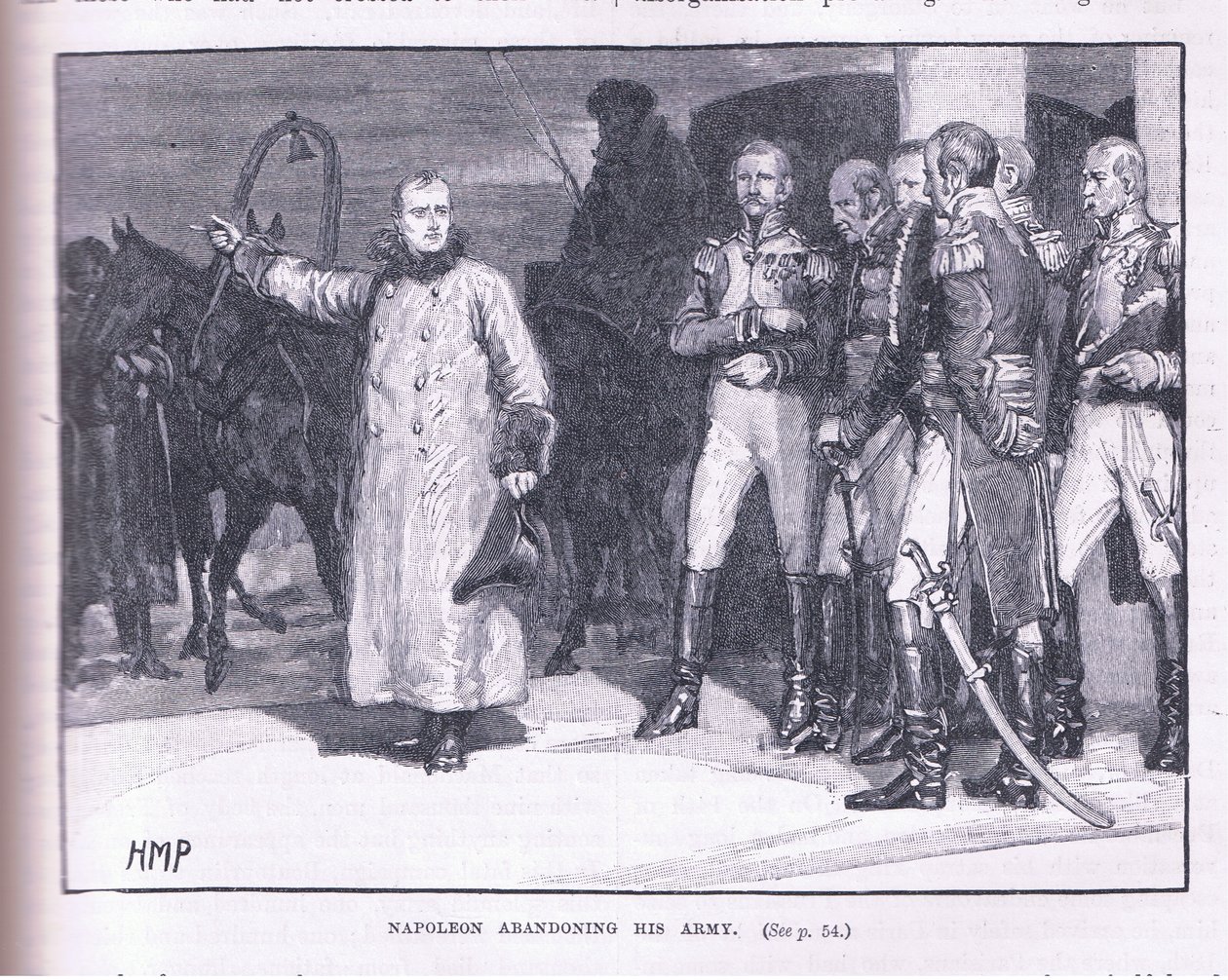 Napoleon porzuca swoją armię autorstwa Henry Marriott Paget