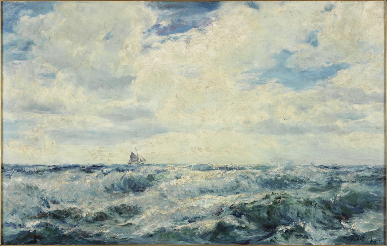 Zepsuta pogoda, północne wybrzeże Kornwalii autorstwa Henry Moore
