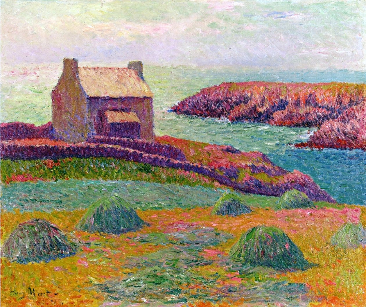 Domek w Bretanii, 1898 r. autorstwa Henry Moret