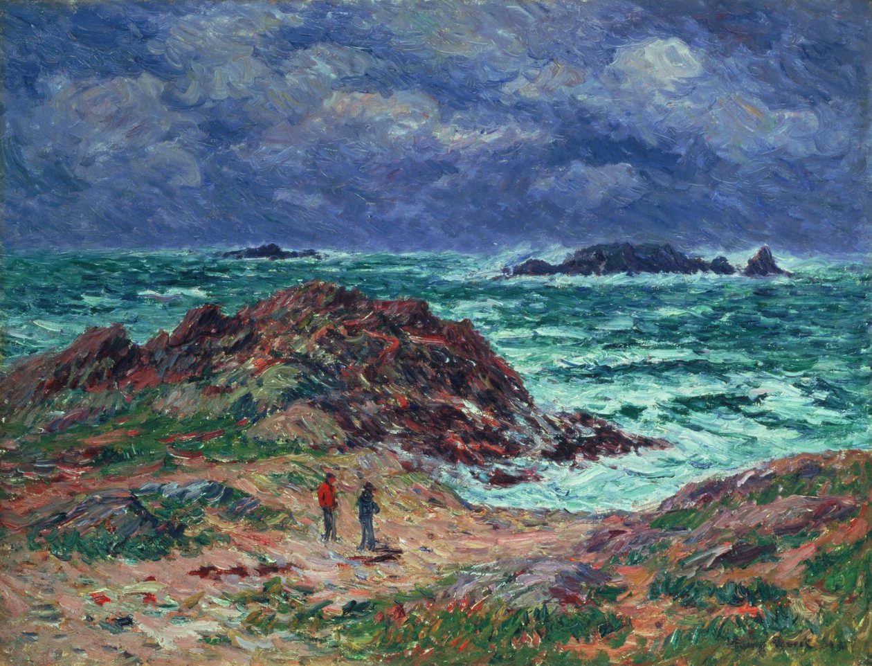 Szkwał, Finistere, 1911 autorstwa Henry Moret