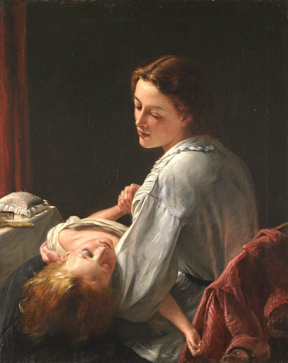 Lekcja, 1865 autorstwa Henry Nelson O