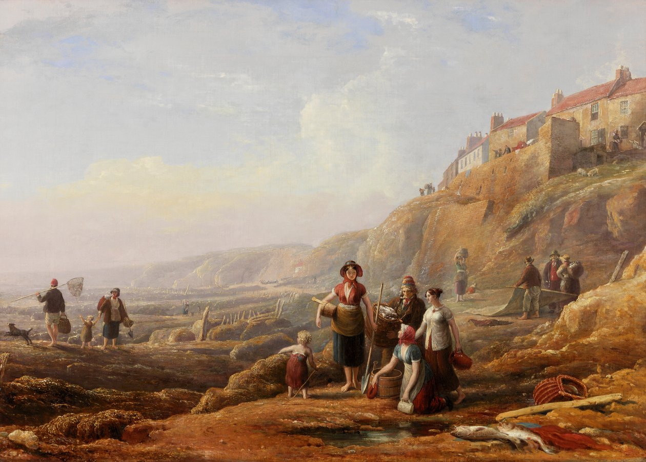 Stare Cullercoats, Spate Gathercoats autorstwa Henry Perlee Parker
