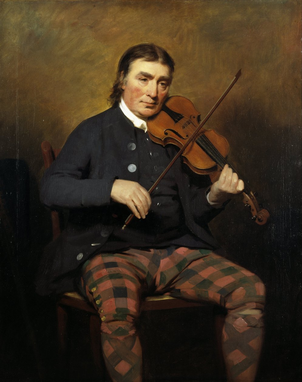 Niel Gów, 1727 autorstwa Henry Raeburn