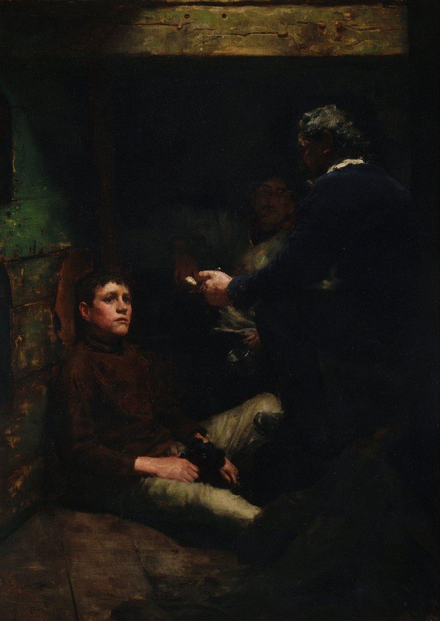 Przędza marynarska autorstwa Henry Scott Tuke