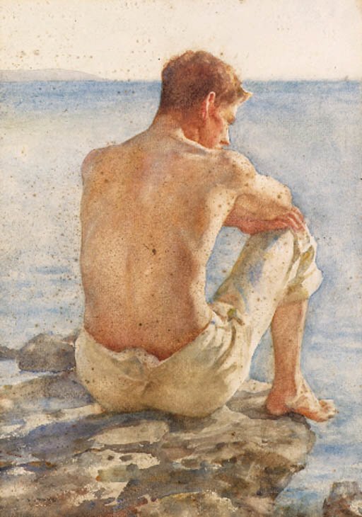 Charliego Mitchella autorstwa Henry Scott Tuke