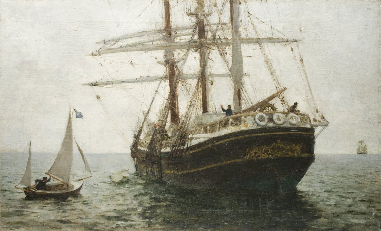 Łódź misyjna, 1894 autorstwa Henry Scott Tuke