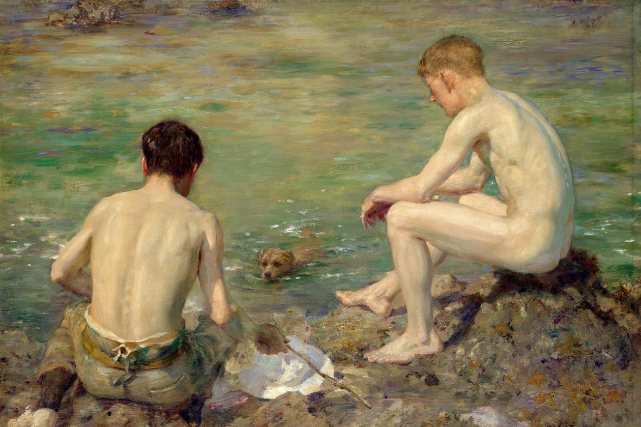 Trzech Towarzyszy autorstwa Henry Scott Tuke