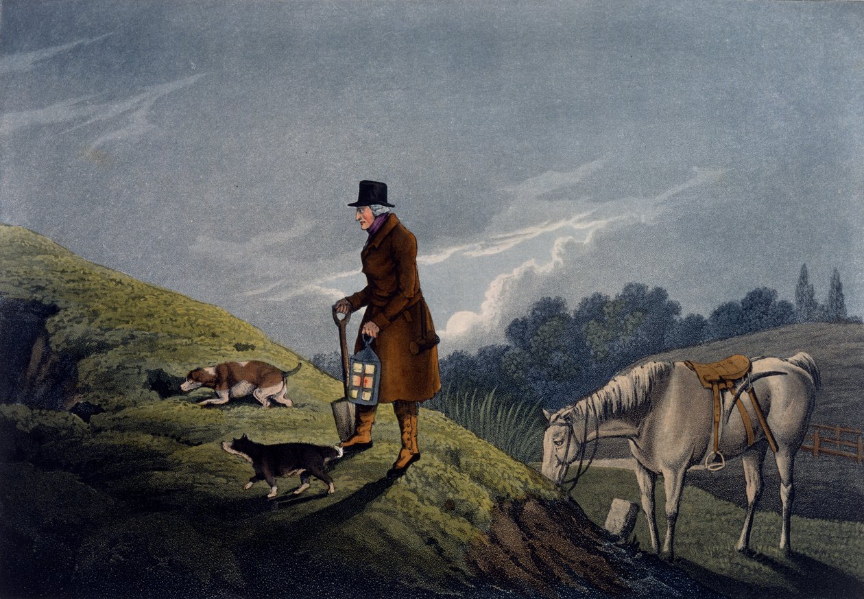 Zatyczka do ziemi, 1820 autorstwa Henry Thomas Alken