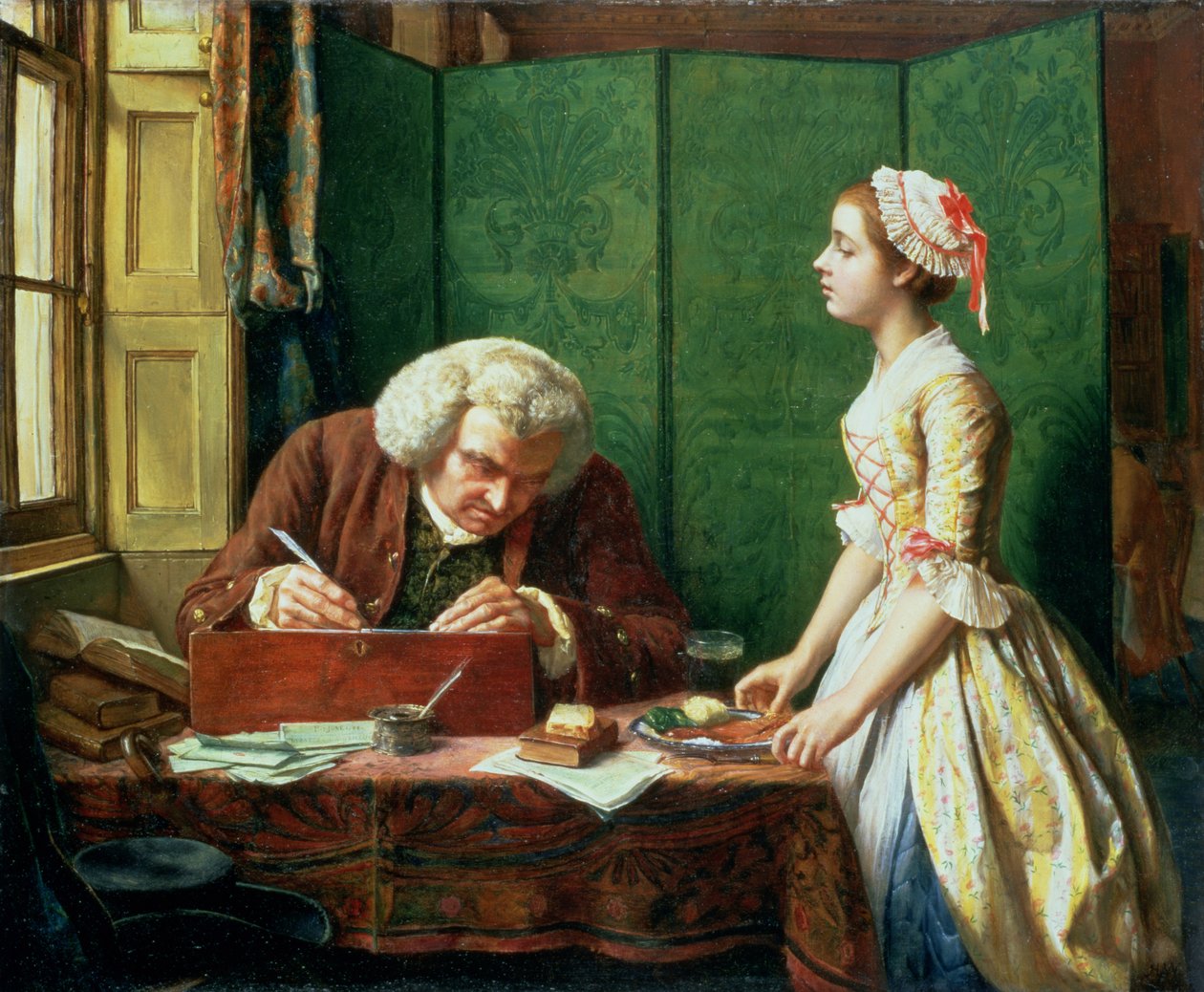 Dr Johnson (1709-84) w Cave