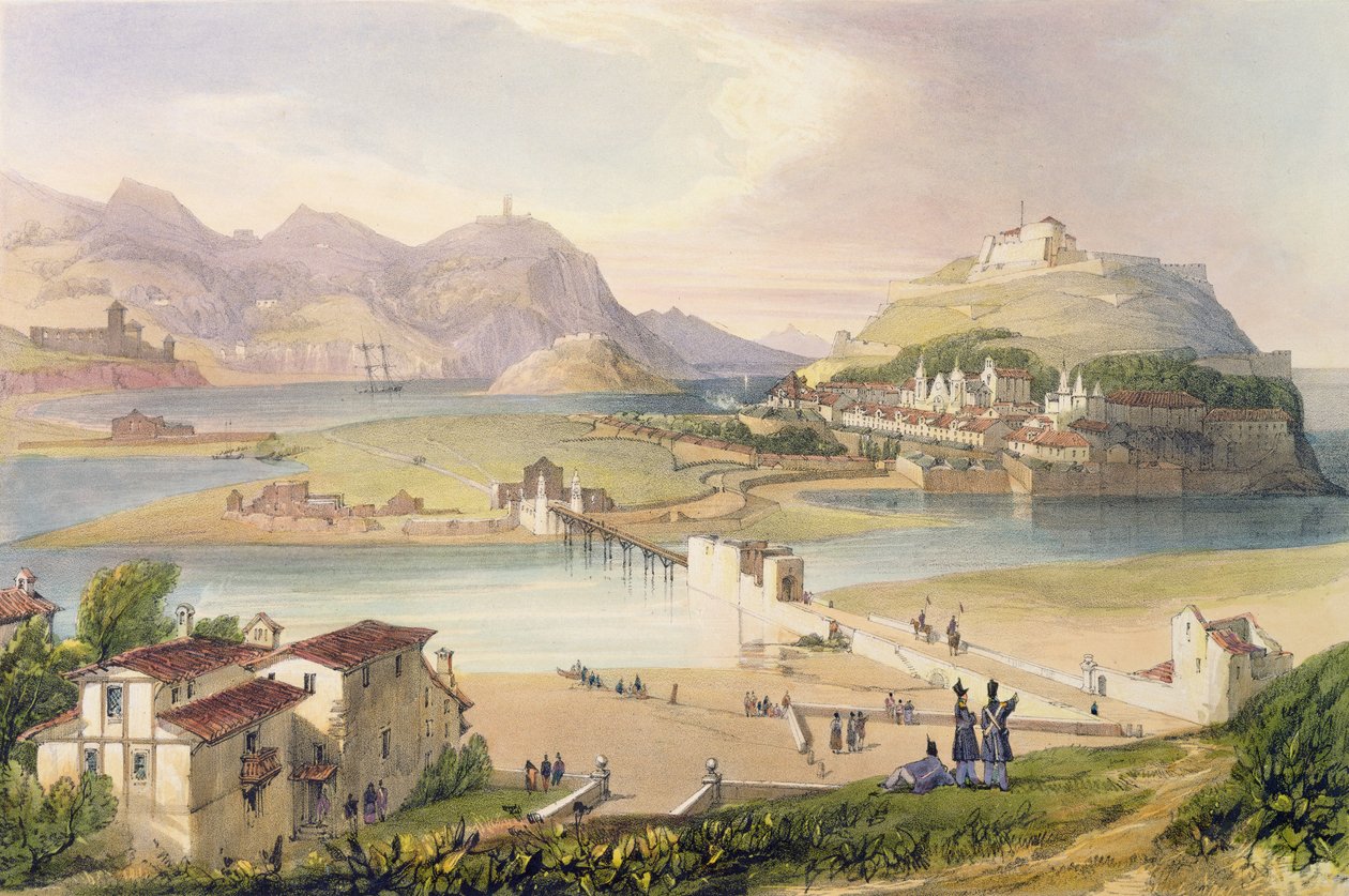 San Sebastian, 1838 autorstwa Henry Wilkinson