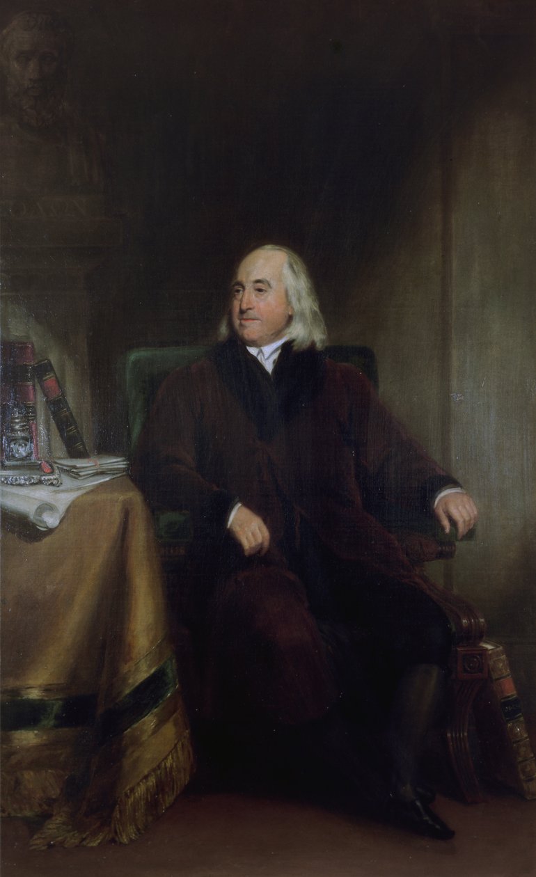 Jeremy Bentham, ok. 1829 r. autorstwa Henry William Pickersgill