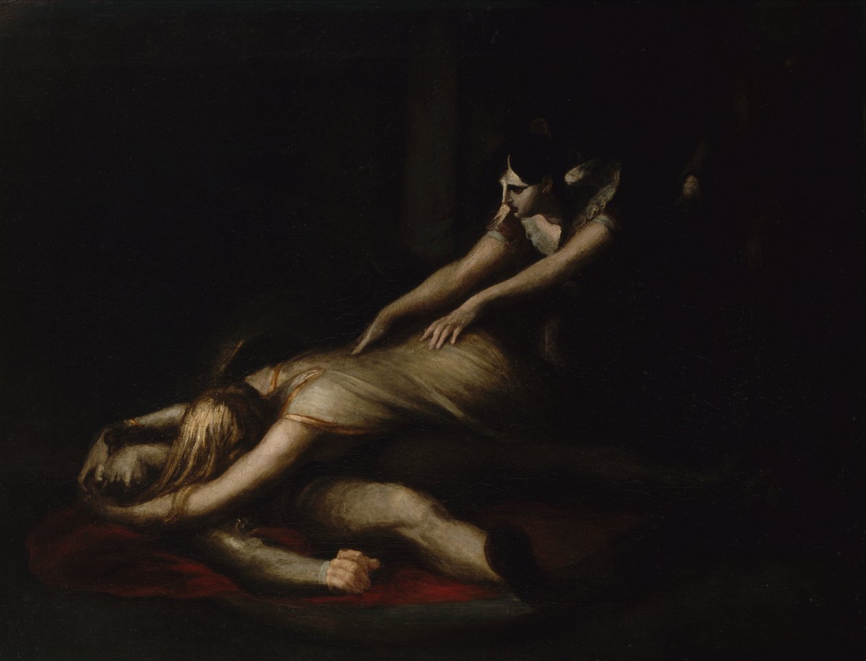 Ból Kriemhildy autorstwa Johann Heinrich Füssli