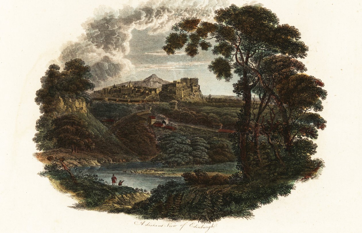 Daleki widok na Edynburg autorstwa Henry (after) Raeburn