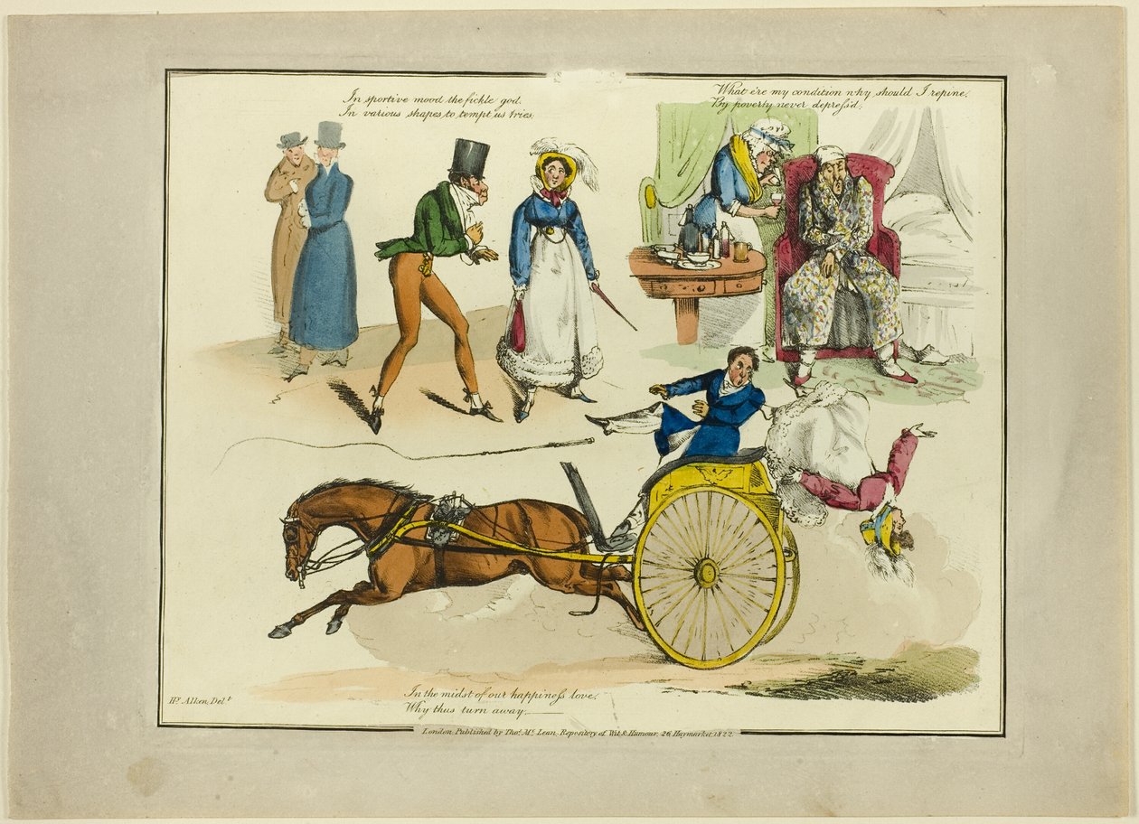 Płyta z ilustracjami do popularnych piosenek autorstwa Henry Alken