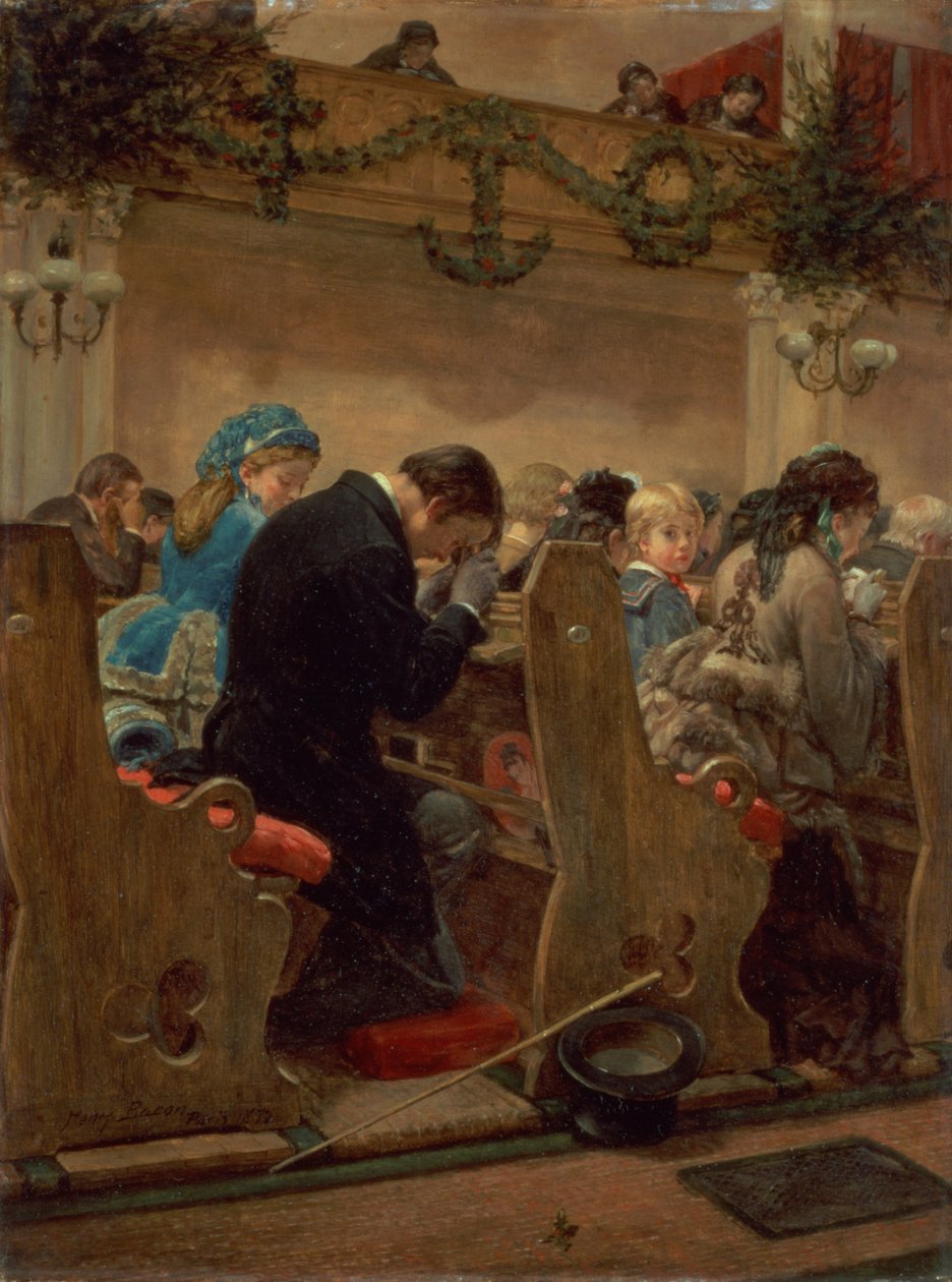 Modlitwy Bożonarodzeniowe, 1872 autorstwa Henry Bacon